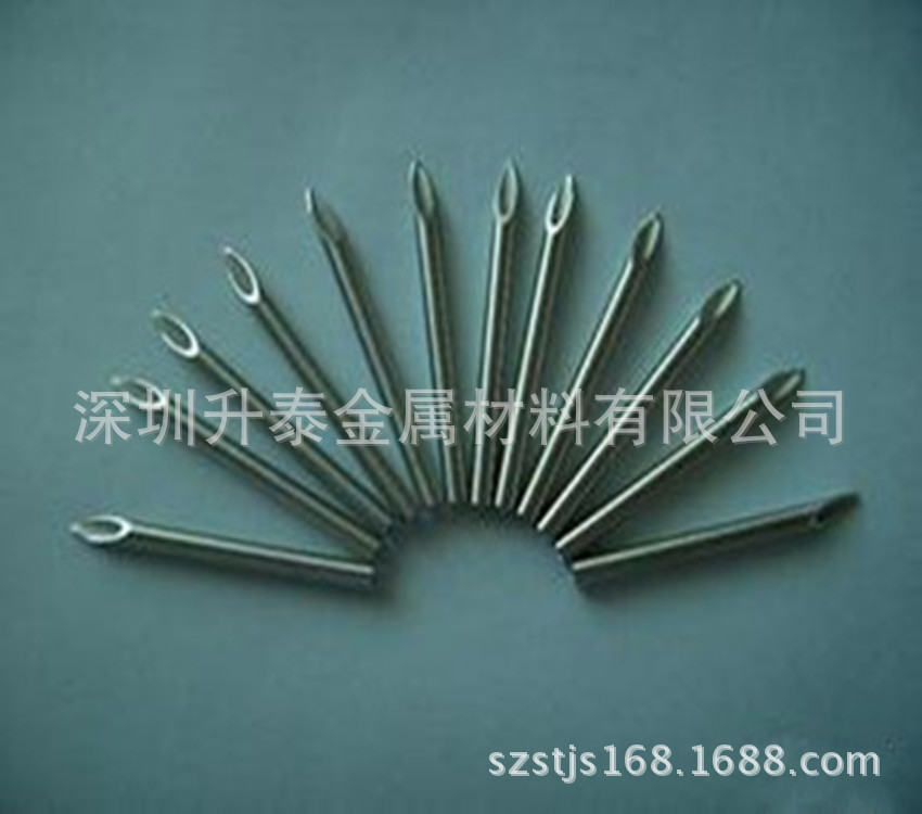 厂销304不锈钢管打孔 削尖去毛刺316不锈钢毛细管封头 卷边