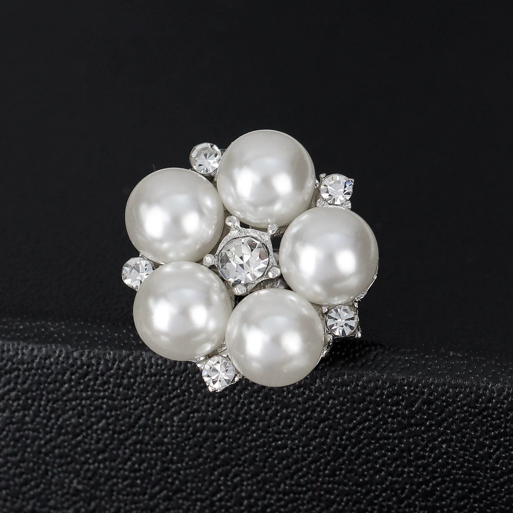 Модная корейская версия Diamond-inlaid Pearl атмосфера, темперамент, цветок на груди, производитель Данлуня