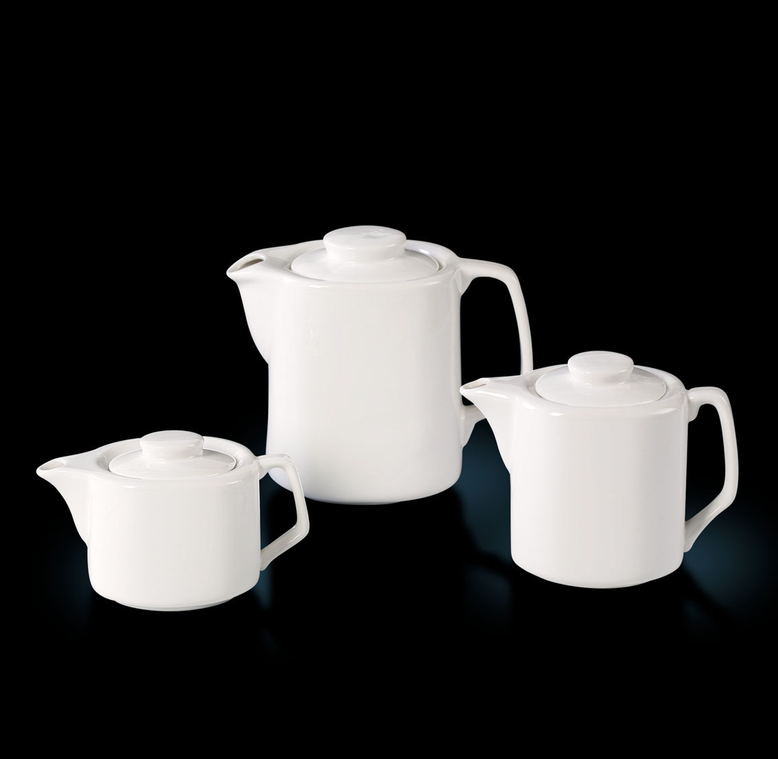 Ceramic white small coffee coffee pot