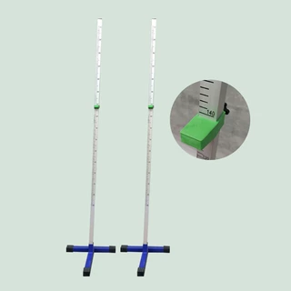 比赛移动款可调节全铝制跳高架T型简易铝合金跳高架学生用跳高架