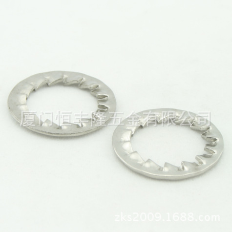304不锈钢DIN6798J内锯齿锁紧垫圈INT TOOTH SERRATED LOCK WS