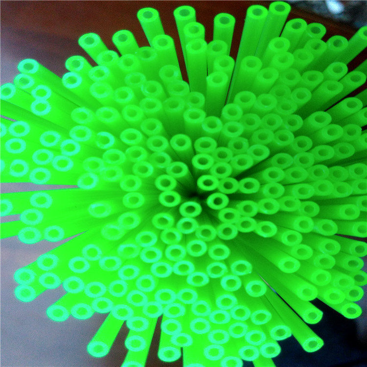 厂家直销绿色彩色pp塑料管pe玩具塑料管配件吸管乙烯管塑料材料