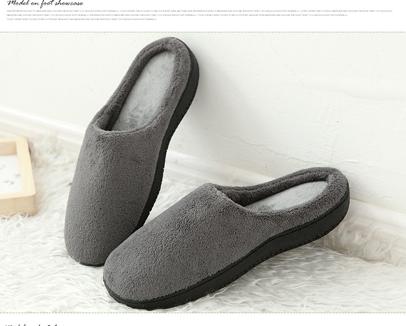 Hausschuhe aus Fleeceplüsch für Damen und Herren, für den Sommer, Frühling, Outdoor, leicht, gemütlich, maschinenwaschbar, Memory Foam_voghion.com