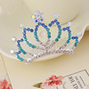 Metal stone inlay, children's crystal, crown, wholesale