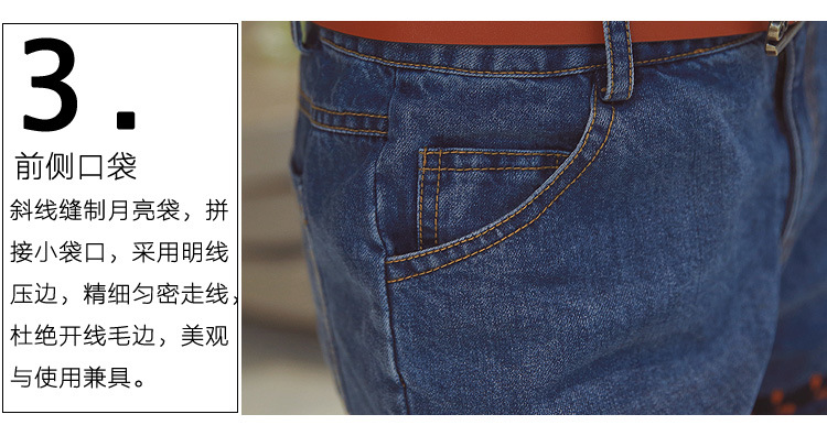 送腰帶牛仔短褲_06