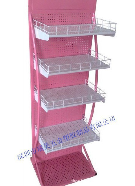 加工定制 洞洞板板挂钩架 多功能五金展示架 杂志书刊展示架批发