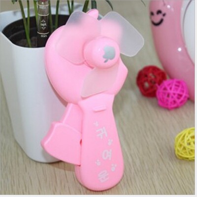 wholesale children Hand pressure Mini Small fan children Cartoon Toys portable hold Fan customized advertisement