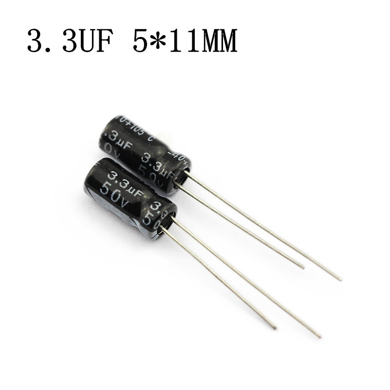 优质电解电容 50V  3.3UF  5*11 全新原装