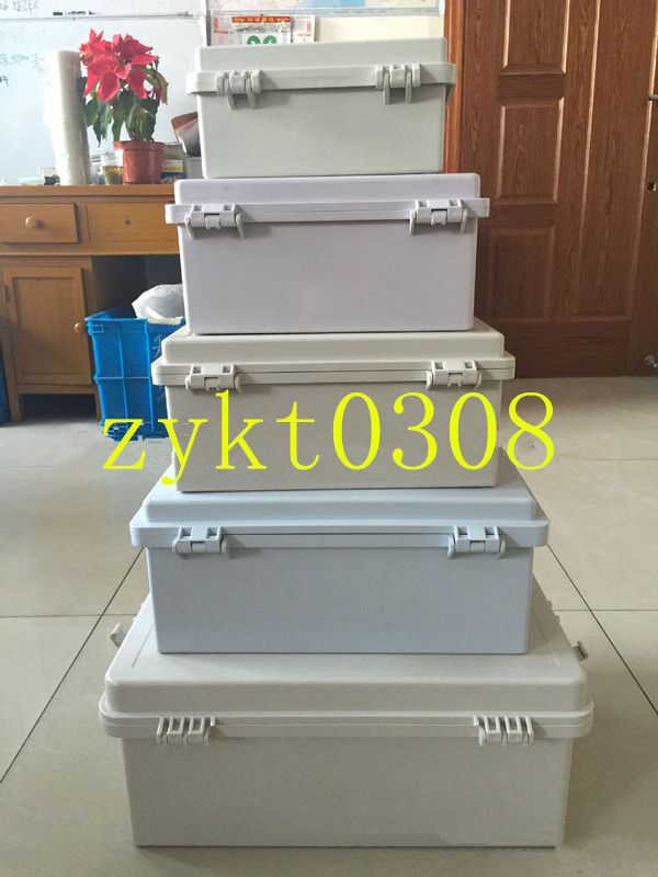 翻盖防水控制箱外壳 IP65翻盖防水盒 塑料配电箱 工业电缆防水箱