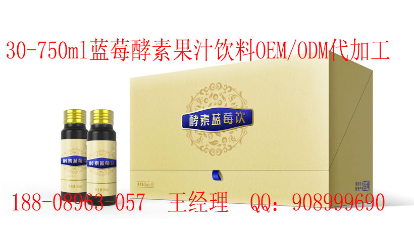 蓝莓酵素果汁饮料1