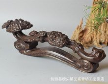 越南沉香木雕灵芝如意文玩木质摆饰工艺品实木办公客厅摆件批发
