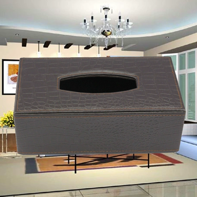 Творческая бумажная коробка Кожаная коробка для ткани Бытовая гостиница Автомобиль Офисная коробка для ткани Бумажная коробка
