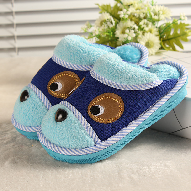 Pantoufles enfants en suède pour printemps - semelle plastique - Ref 1015986 Image 14