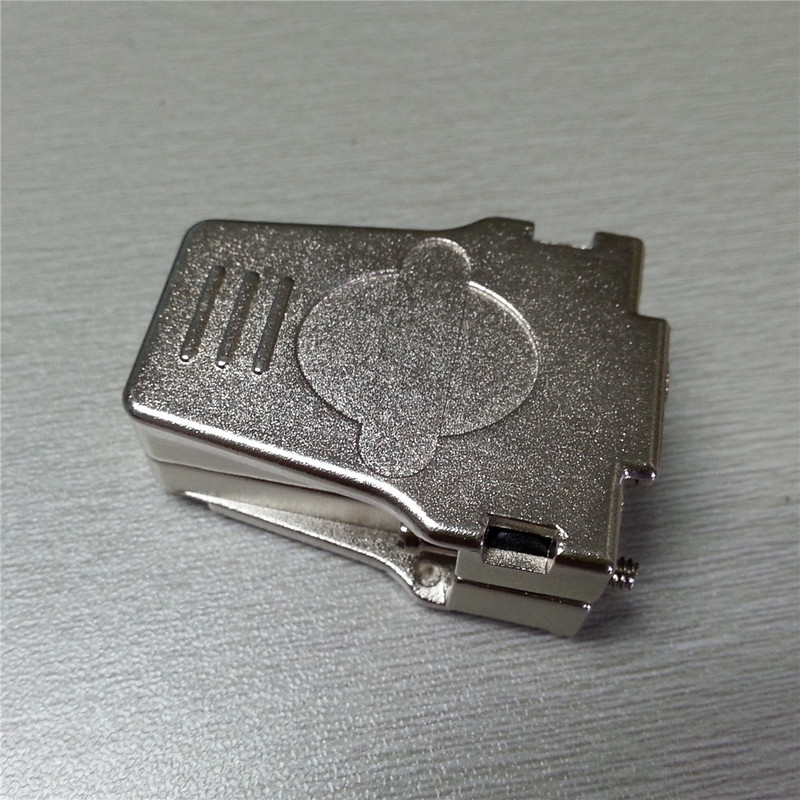 Supply D-SUB9PIN zinc alloy iron shell 180 degree straight line with black PVC line tail sleeve metal clip Supply D-SUB9PIN zinc alloy iron shell 180 degree straight line with black PVC line tail sleeve metal clip