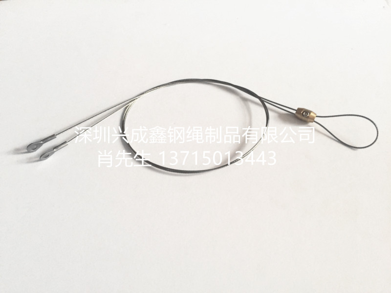 包胶钢丝绳 包胶拉索 控制线 钢丝绳保险绳 安全绳 防坠绳