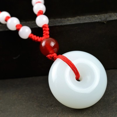 Afghanistan Ping An buckle Xinjiang Cordless lovers Jade article Arts and Crafts Afghanistan Ping An buckle Arts and Crafts