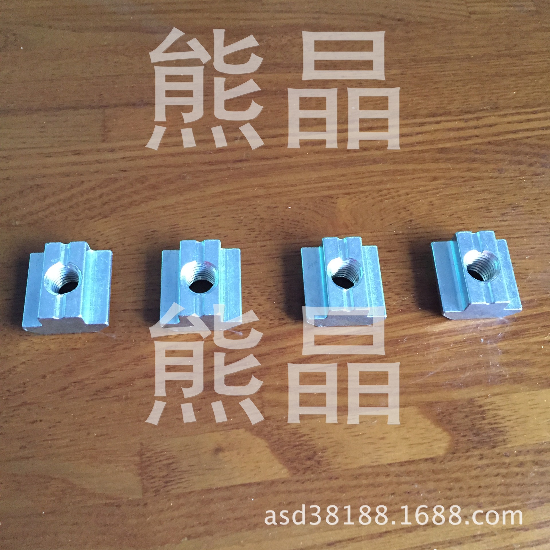 供应4545方形螺母块 T型螺母块 滑块螺母 铝型材螺母 预制螺母
