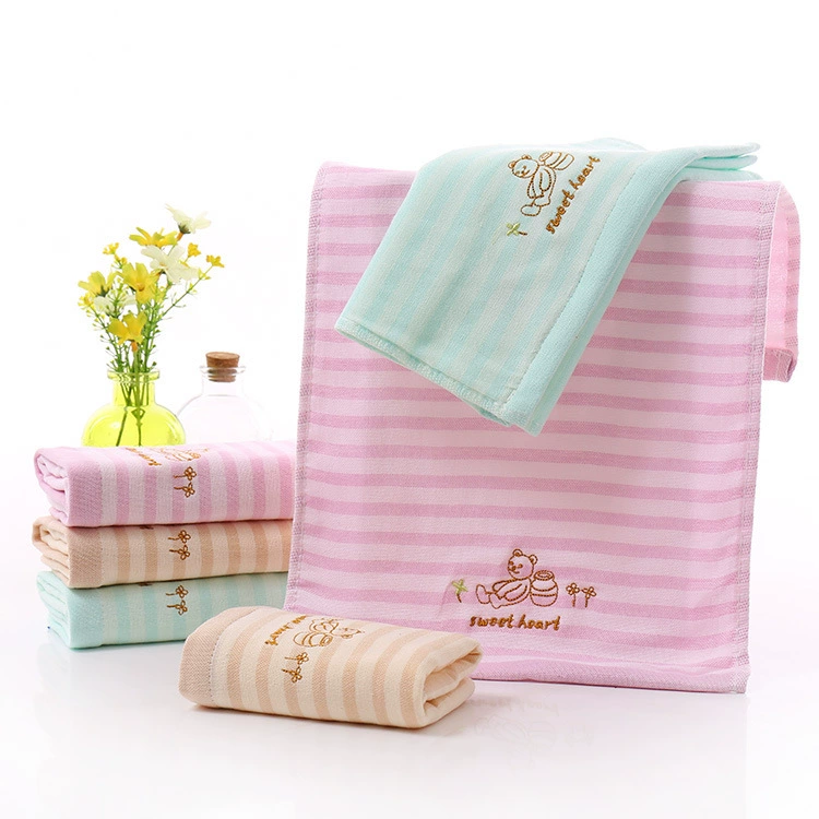 Cartoon gauze towel for kindergarten, 2021 collection, wholesale
