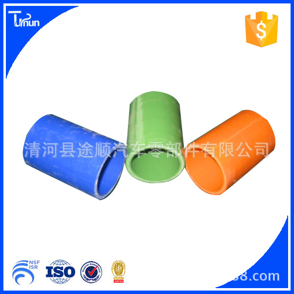 蓝色涡轮增压器硅胶管内径76mm短直硅胶管