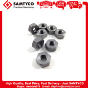 金牌供应商五金零件数控车削铝制螺纹螺母螺帽