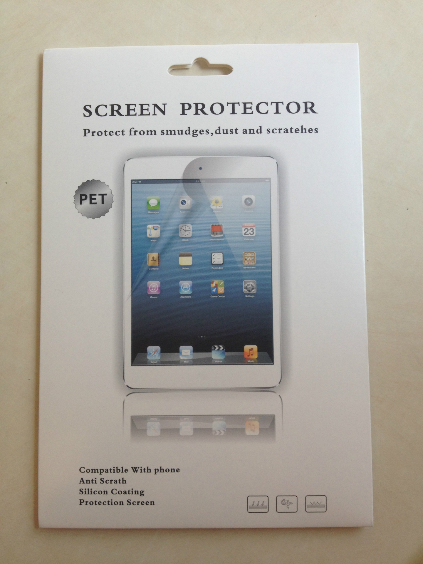 通用ipadpro贴膜纸盒钢化保护膜包装厂家直销定制包装定制专属