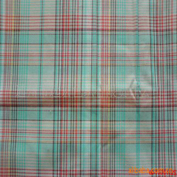 厂家供应几何提花平纹色织弹力布 衬衫时装色织弹力布