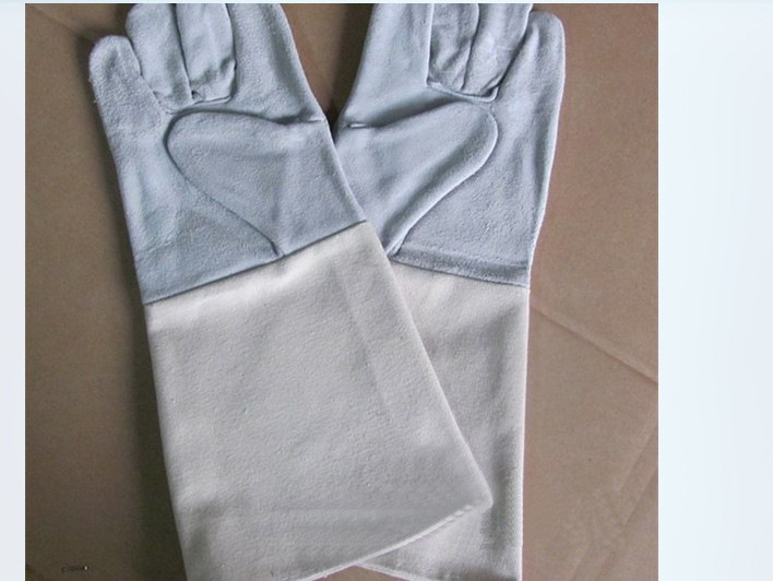 大量供应金华产头层牛皮电焊手套