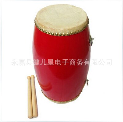 kindergarten Children&#39;s Musical Instruments The wooden drum High quality nail waist drum Buffalo drum Orff instruments