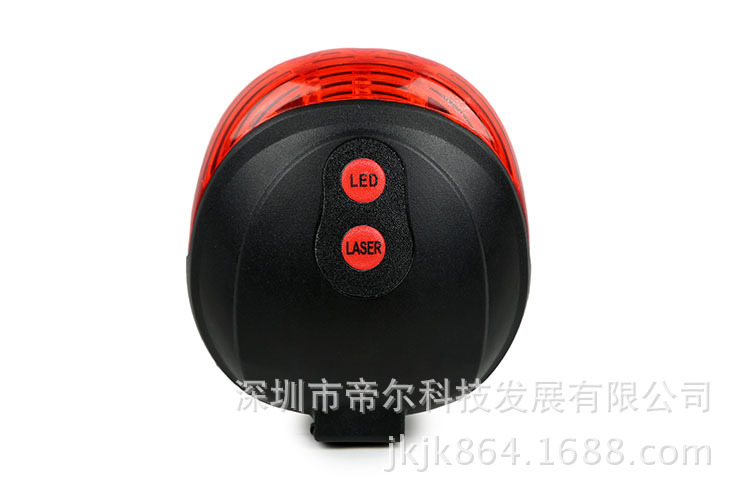 厂家直销 自行车尾灯平行线 激光尾灯 LED警示灯山地车骑行装备