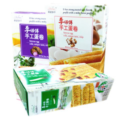 Taiwan-style leisure snacks Li Master Egg Rolls 160g per box, full box with 12 units