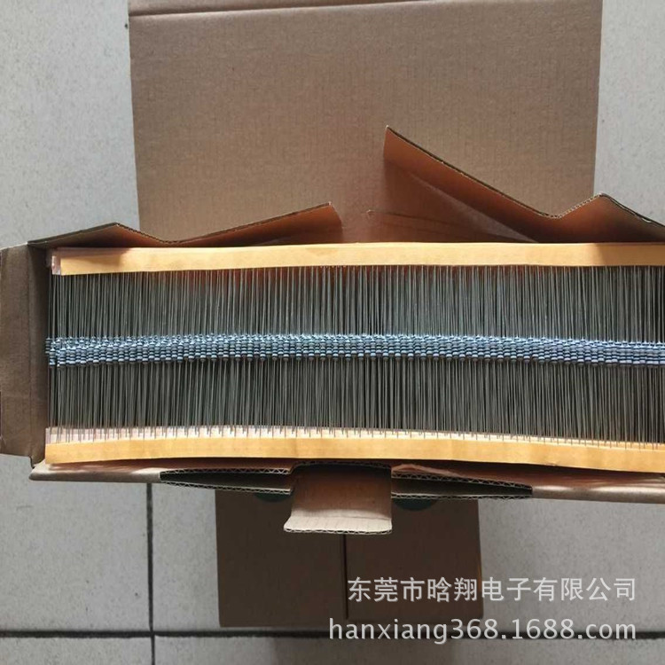 供应绕线电阻KNP1/4W 1/2W 1W 2W  3W  0.1R 铁线编带/散装