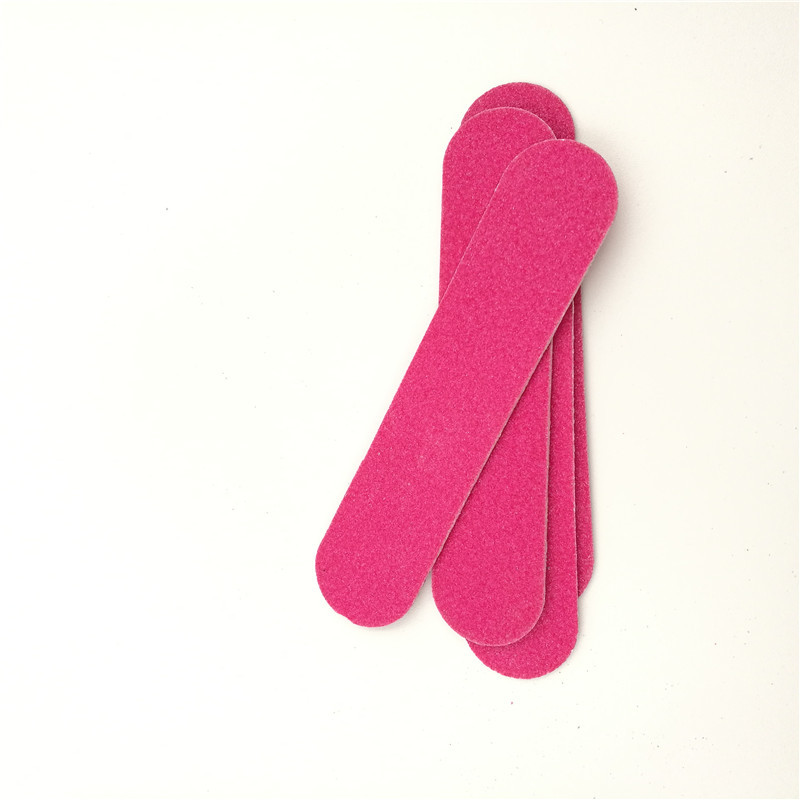 Multi-Color mini chip de madera lima de uñas desechables lima de uñas manicura belleza artefacto