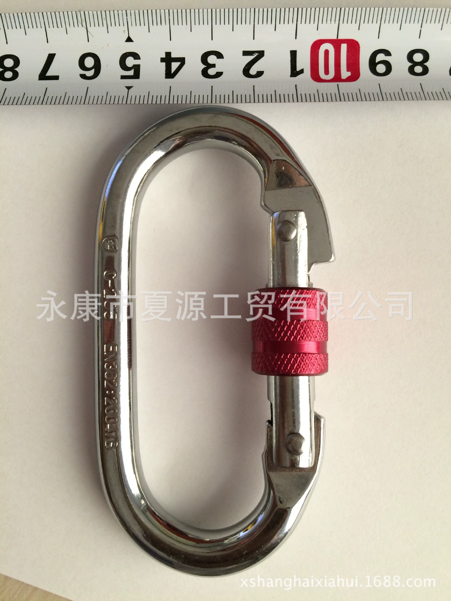 Aerial yoga mountaineering and rock climbing special main lock carabiner O-shaped lock track hook