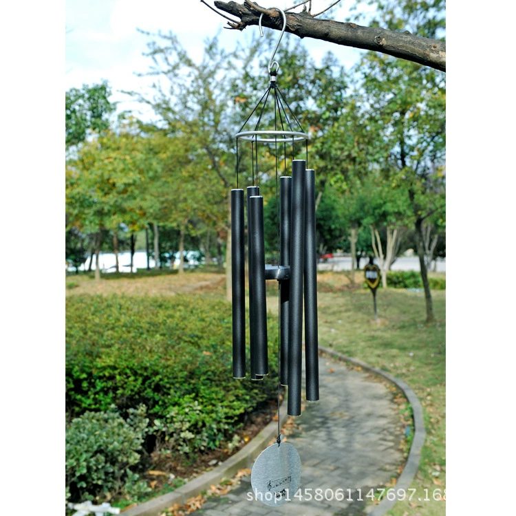 Amazon Cross Mirror Европейская и американская музыка Металлическая трубка Матовый колокольчик Двор Висячие украшения дома Бизнес подарок на день рождения 36 дюймов