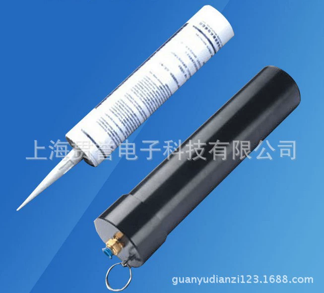 Поставка силиконовой бочки 300 мл силиконовый рукав черный Дозирующий бочонок 300CC Алюминиевый сплав рукав стеклянный клеевой шприц