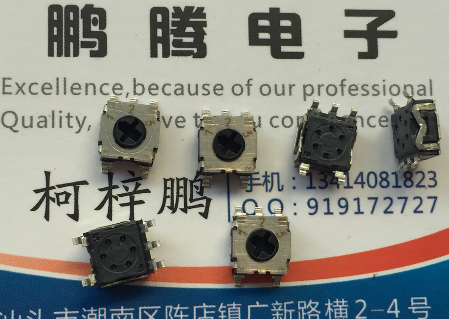 原装法国C&k RTE0300G05 1-3/3位旋转拨码编码开关 3:2 贴片5脚