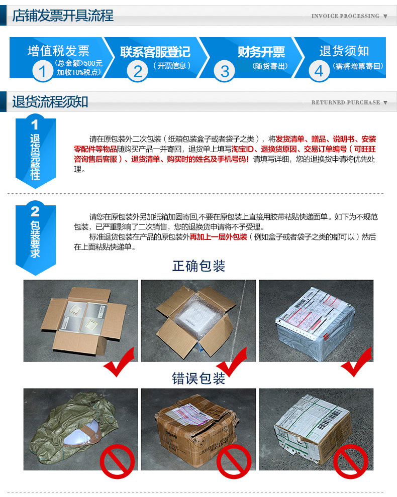 Инструкции по возврату