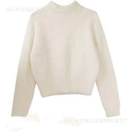 2025春装后背镂空毛衣