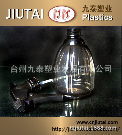 【厂家批发】410mlPET塑料化妆品瓶 洗手液瓶 洗发水瓶