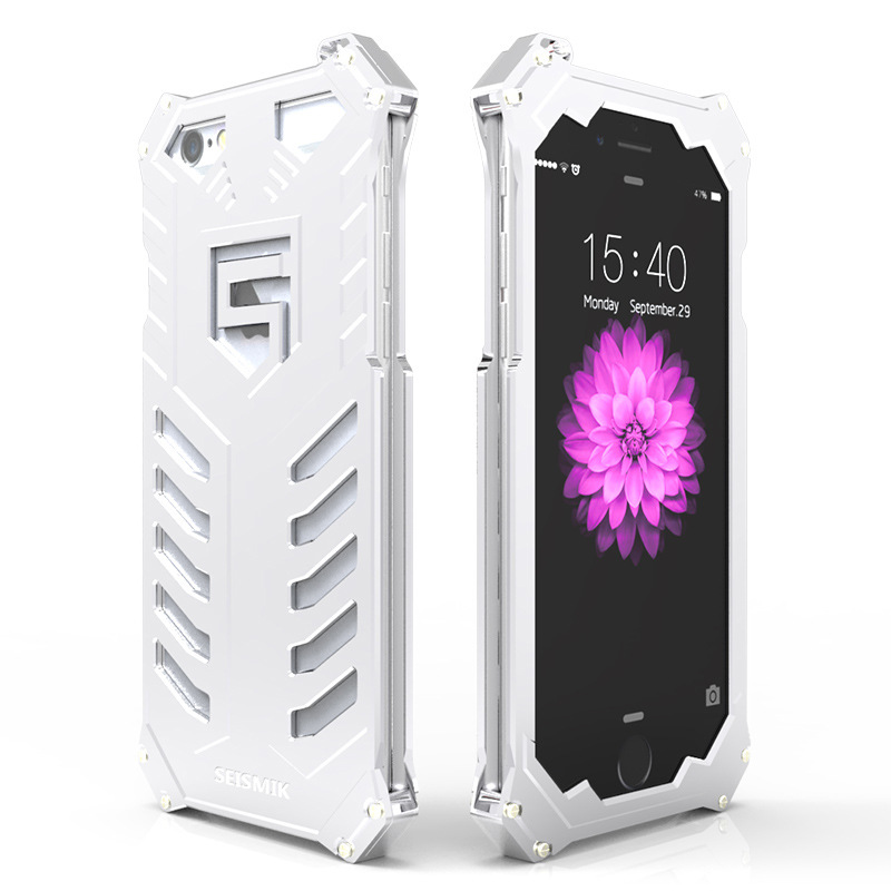 SEISMIK S-ONE Armor Man Shockproof Aluminum Shell Metal Case Cover for Apple iPhone 6S Plus/6 Plus & iPhone 6S/6
