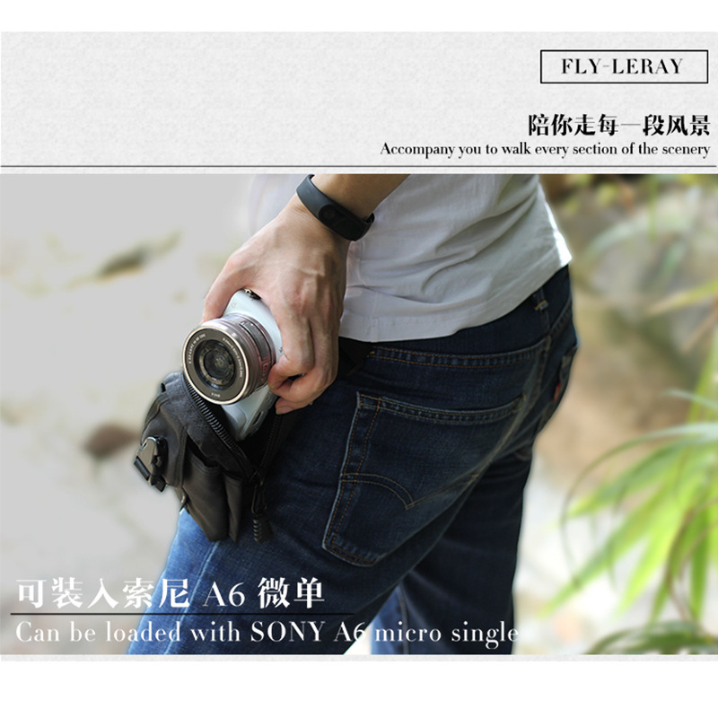 便携贴身腰包防盗便携卡片包两用包 数码相机包防泼水防盗抗撕裂