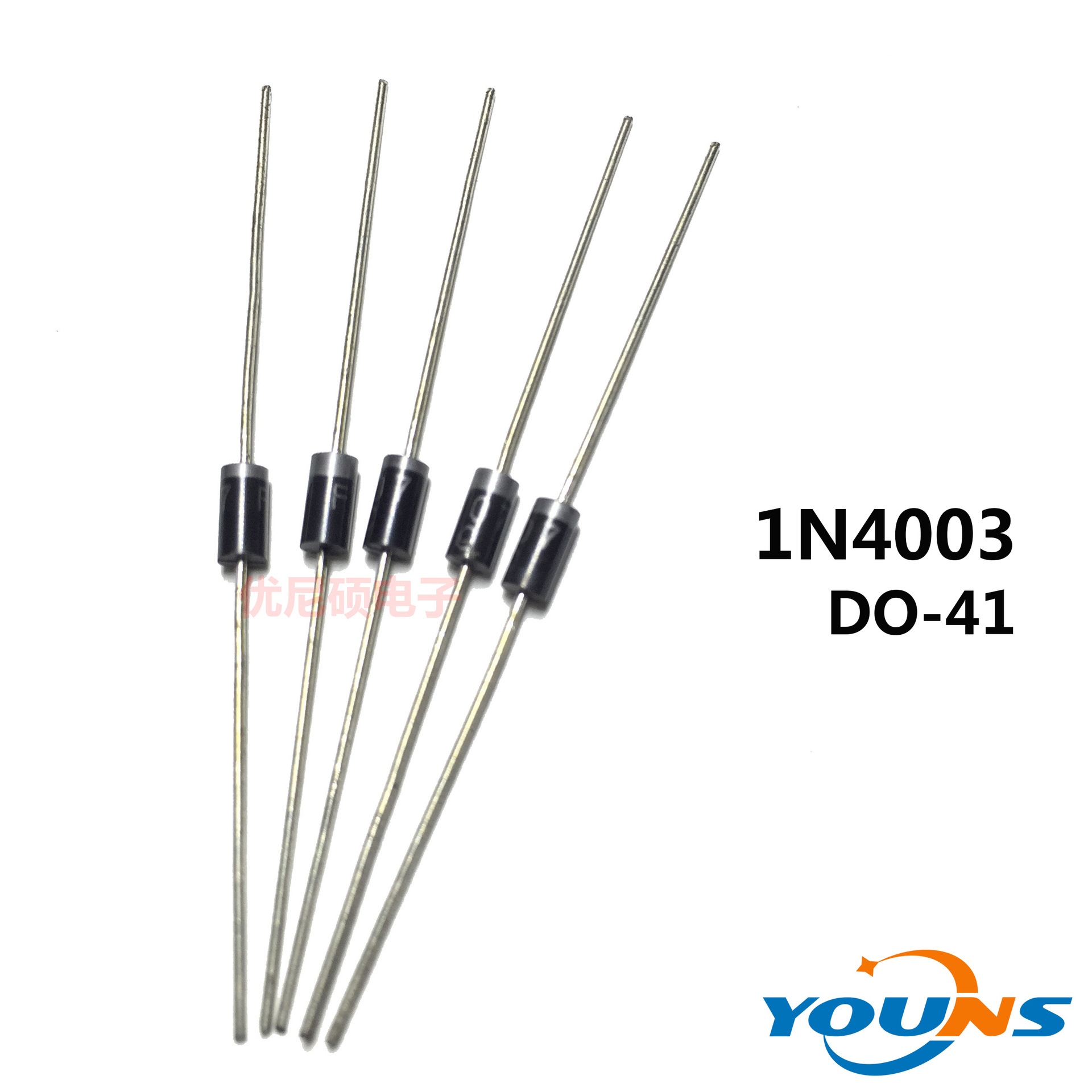 MIC GW整流二极管 1N4003 1A200V DO-41 LED驱动电源 充电器适用