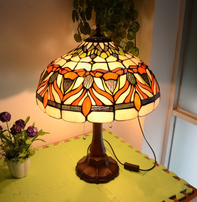 wholesale supply Tiffany Table lamp European style Creative Light bedroom Living room lights Shopkeeper recommend personality Decorative table lamp