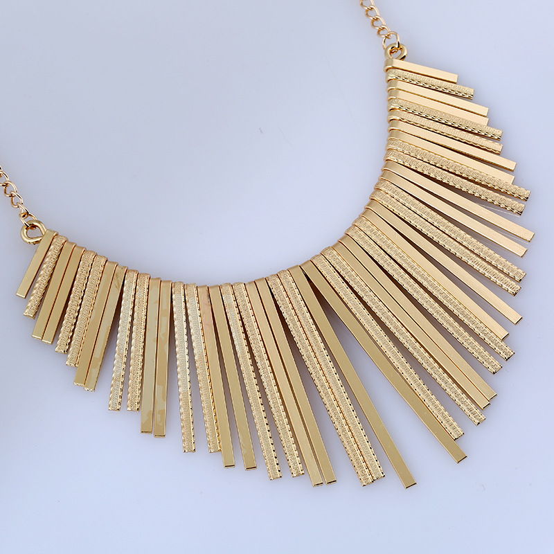 1 Piece Quantity Casual, Holiday Occasion Iron Material Wholesale Jewelry Hip-Hop Exaggerated Geometric Iron Plating Pendant Necklace