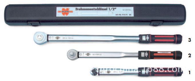  伍尔特工具 WURTH扭矩工具 07147123 扭力扳手 扭矩扳手