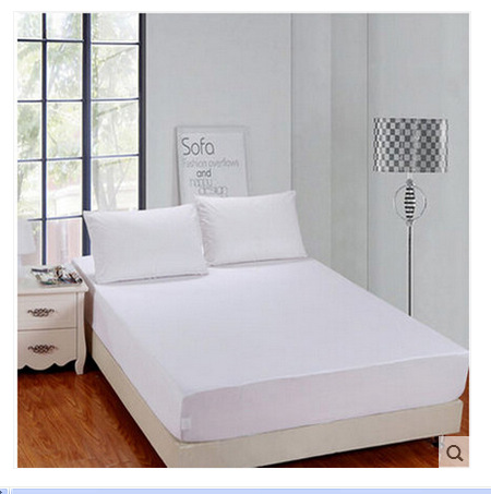 圣高芦荟棉纯色床笠 防滑套 宾馆酒店席梦思保护套床单床笠三件套