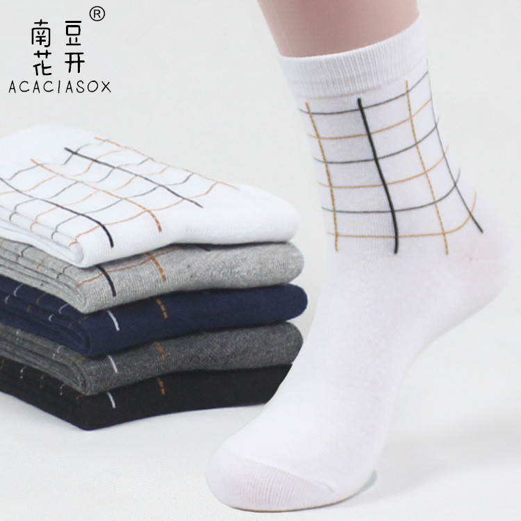 2015四季新款 男士中筒棉袜子商务休闲厂家批发