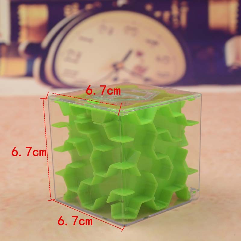 小号储币迷宫储蓄罐儿童益智3D立体迷宫供应益智顶盖透明淘宝热卖|ms