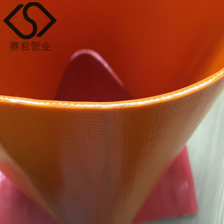 供应8寸水带pvc软管厂家一次成型生产农田输水船舷防护用水带