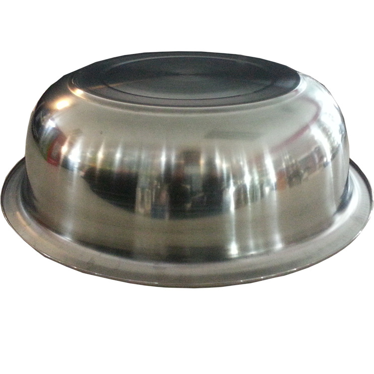 Factory direct sales of stainless steel washbasins for ten yuan. Wholesale supplies from supermarkets, street stalls and night markets. Household vegetable washbasins and laundry basins detail image 5